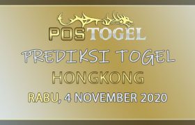 Prediksi Togel Hongkong Rabu 4 November 2020