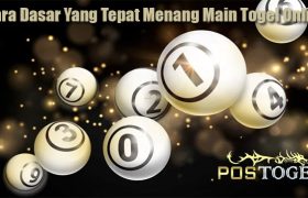 Cara Dasar Yang Tepat Menang Main Togel Online